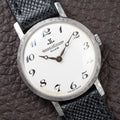 Jaeger-LeCoultre Club Breguet Numerals Hammered Steel Case Ref. 100305 From 1980s