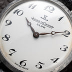 Jaeger-LeCoultre Club Breguet Numerals Hammered Steel Case Ref. 100305 From 1980s