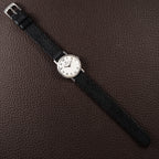 Jaeger-LeCoultre Club Breguet Numerals Hammered Steel Case Ref. 100305 From 1980s