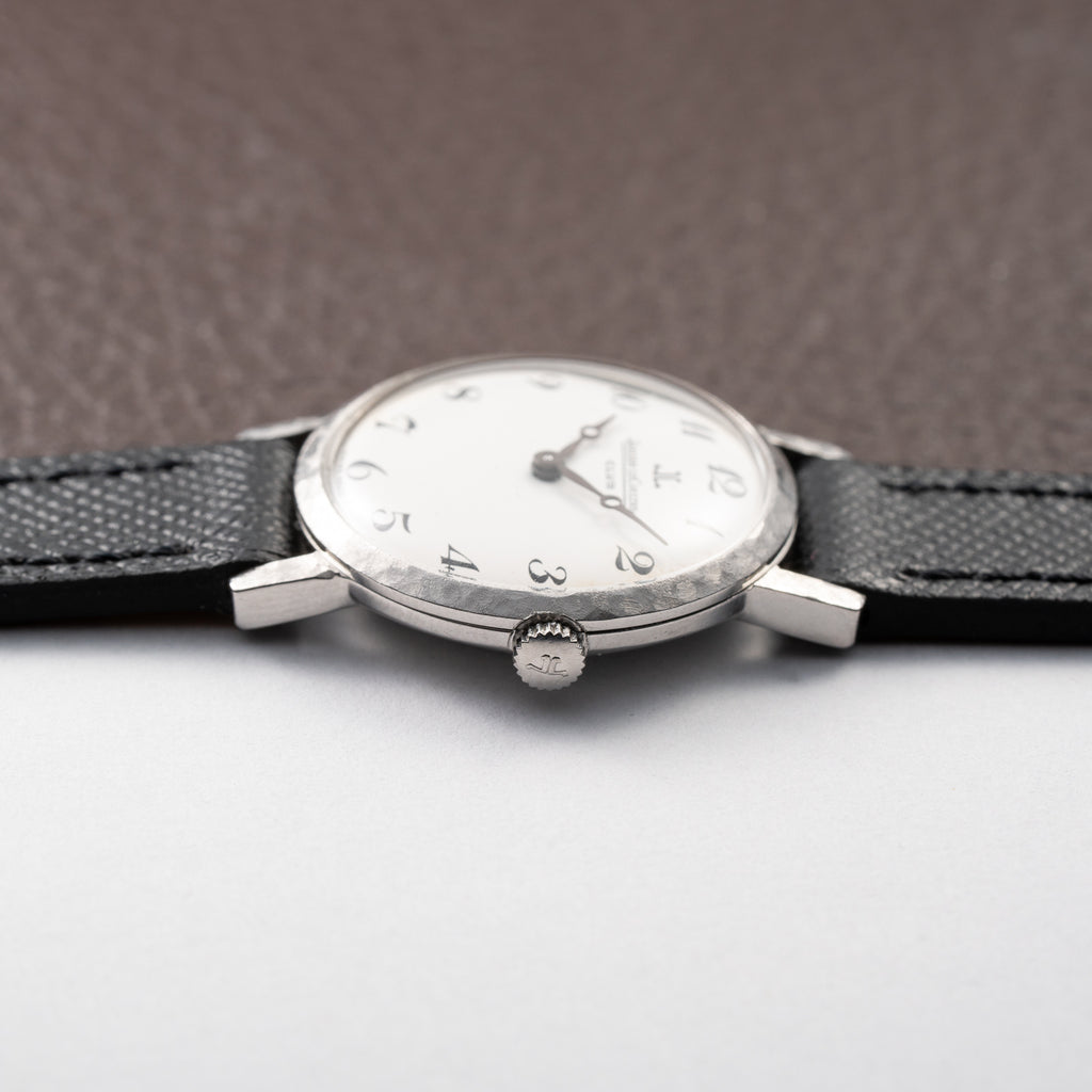 Jaeger-LeCoultre Club Breguet Numerals Hammered Steel Case Ref. 100305 From 1980s