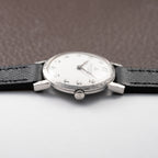 Jaeger-LeCoultre Club Breguet Numerals Hammered Steel Case Ref. 100305 From 1980s