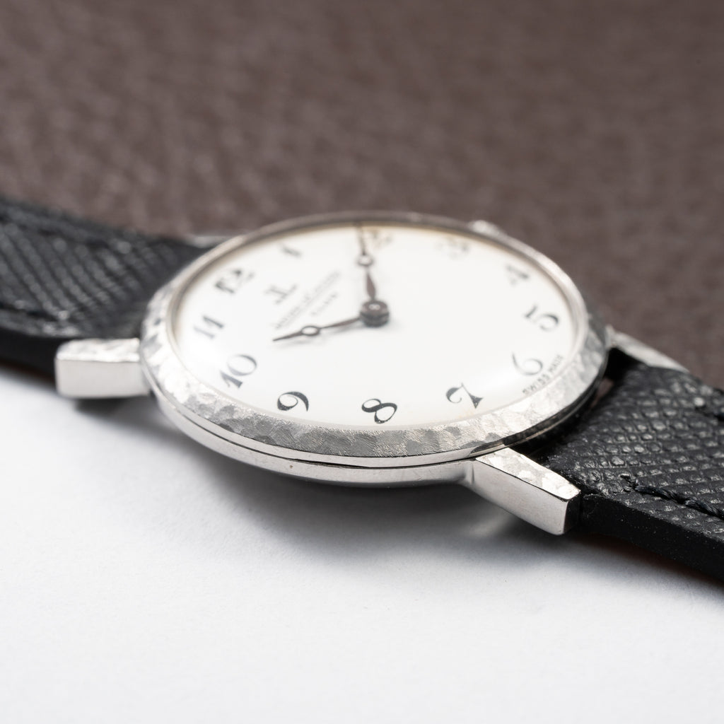 Jaeger-LeCoultre Club Breguet Numerals Hammered Steel Case Ref. 100305 From 1980s