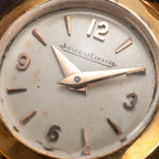 Jaeger-LeCoultre Cocktail Watch 'Backwinder' Sculptural Twisted French Design 18K Rosé Gold Circa 1950s