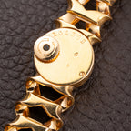 Jaeger-LeCoultre Cocktail Watch 'Backwinder' Sculptural Twisted French Design 18K Rosé Gold Circa 1950s