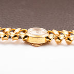 Jaeger-LeCoultre Cocktail Watch 'Backwinder' Sculptural Twisted French Design 18K Rosé Gold Circa 1950s