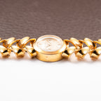 Jaeger-LeCoultre Cocktail Watch 'Backwinder' Sculptural Twisted French Design 18K Rosé Gold Circa 1950s
