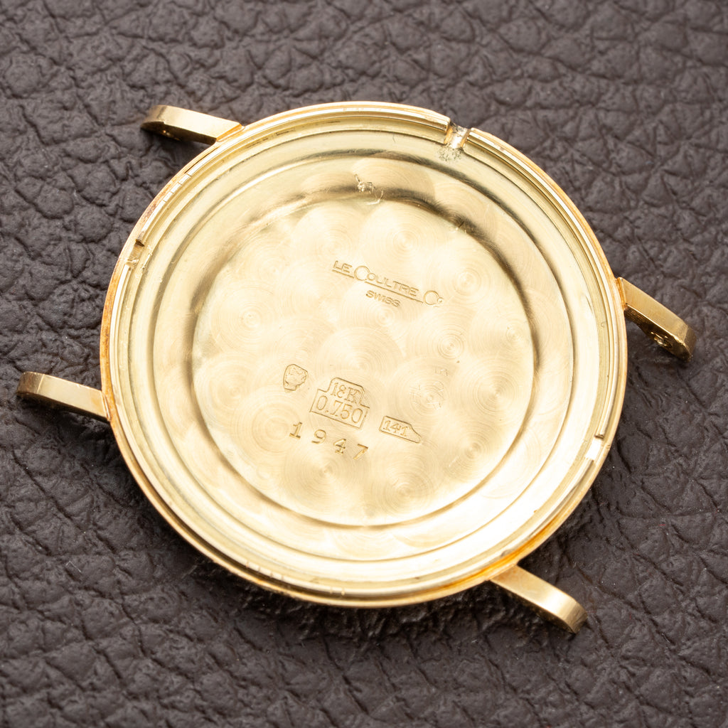 Jaeger LeCoultre Dress Watch Ultra thin Crosshair Dial 18K Yellow Gold Ref 1947