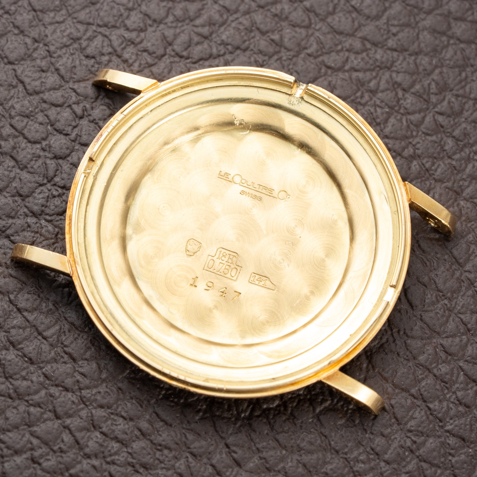 Jaeger LeCoultre Dress Watch Ultra thin Crosshair Dial 18K Yellow Gold Ref 1947