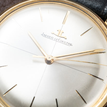 Jaeger-LeCoultre Dress Watch Crosshair Dial Ultra-Thin 18K Yellow Gold Ref. 2285 from 1950s