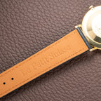Jaeger-LeCoultre Dress Watch Crosshair Dial Ultra-Thin 18K Yellow Gold Ref. 2285 from 1950s