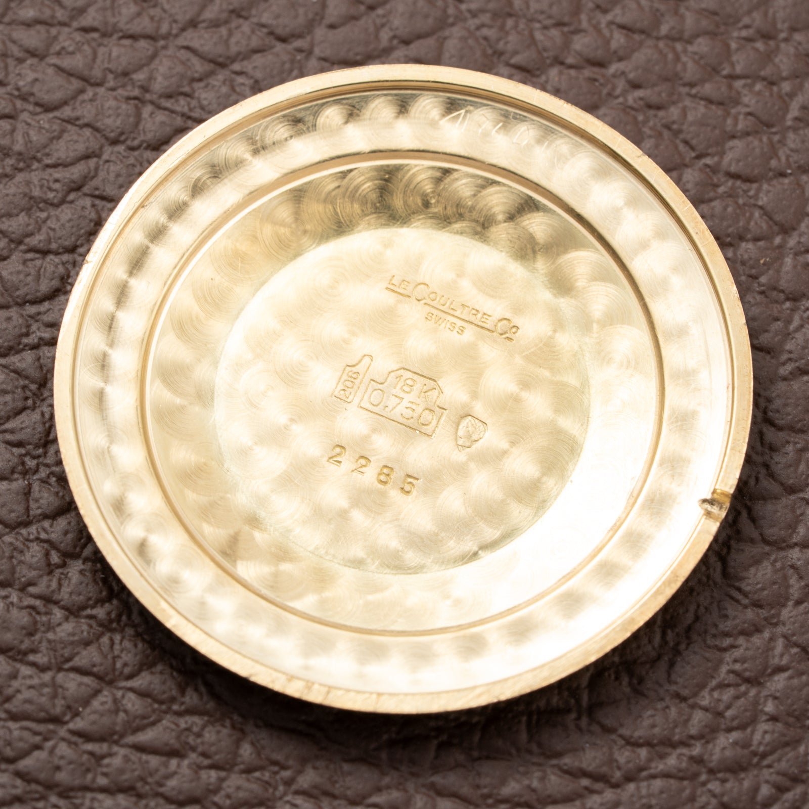 Jaeger-LeCoultre Dress Watch Crosshair Dial Ultra-Thin 18K Yellow Gold Ref. 2285 from 1950s