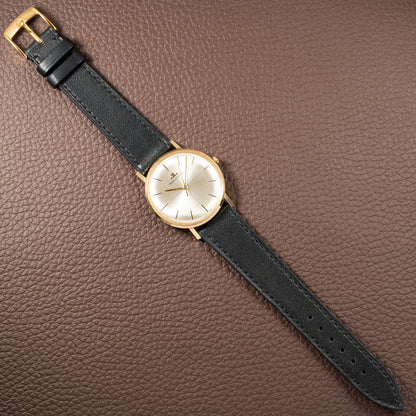 Jaeger-LeCoultre Dress Watch Crosshair Dial Ultra-Thin 18K Yellow Gold Ref. 2285 from 1950s