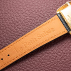 Jaeger-LeCoultre Hand-Engraved Dress Watch 18K Yellow Gold Cal. 818 from 1960s