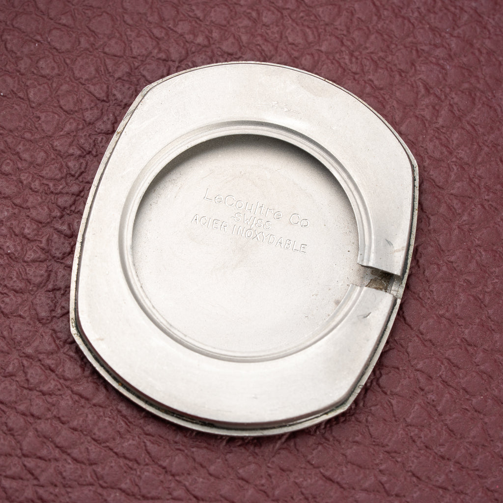 Jaeger-LeCoultre Tank Tonneau Jumbo Grey Roman Dial Ref. 9114.42 from 1970s