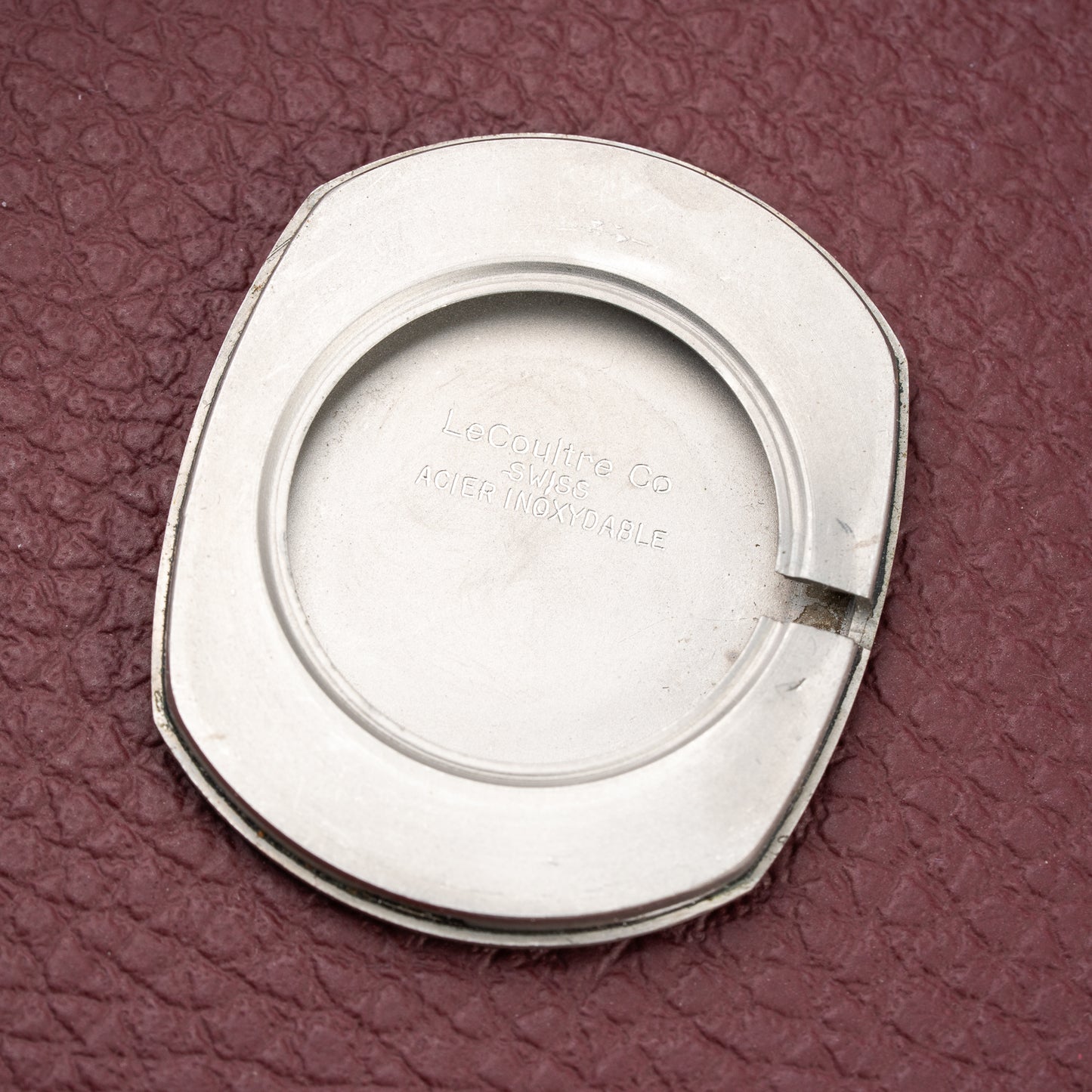 Jaeger-LeCoultre Tank Tonneau Jumbo Grey Roman Dial Ref. 9114.42 from 1970s