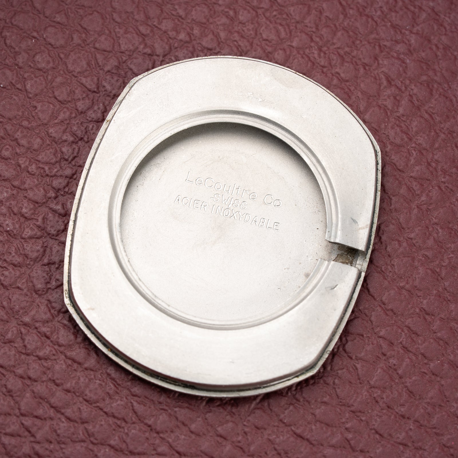 Jaeger-LeCoultre Tank Tonneau Jumbo Grey Roman Dial Ref. 9114.42 from 1970s