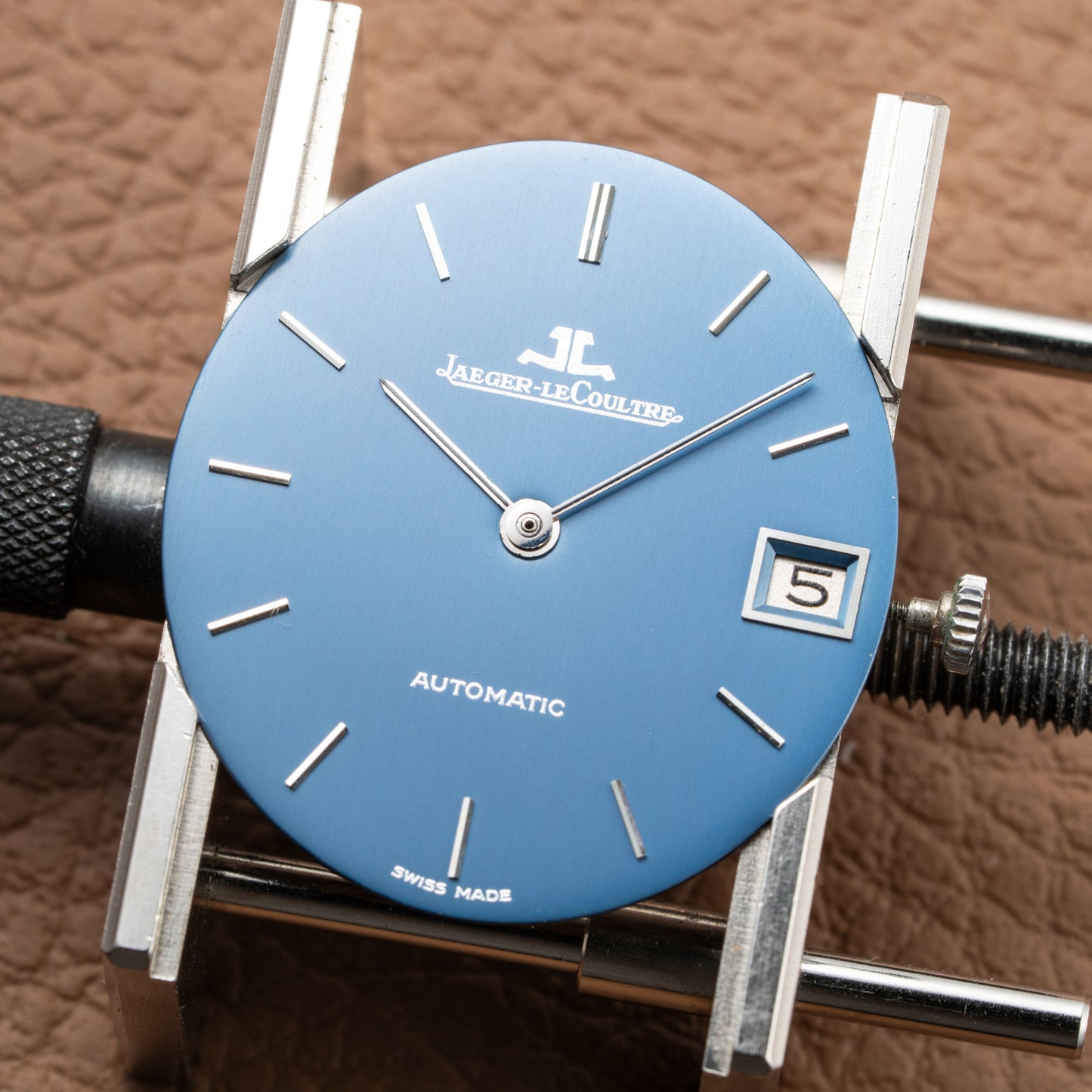 Jaeger LeCoultre Ellipse Blue Ultra-Thin Automatic Ref. 5002.42 from 1970s