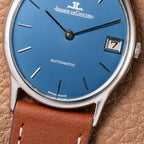 Jaeger LeCoultre Ellipse Blue Ultra-Thin Automatic Ref. 5002.42 from 1970s