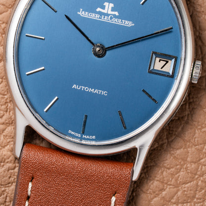 Jaeger LeCoultre Ellipse Blue Ultra-Thin Automatic Ref. 5002.42 from 1970s