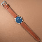 Jaeger LeCoultre Ellipse Blue Ultra-Thin Automatic Ref. 5002.42 from 1970s