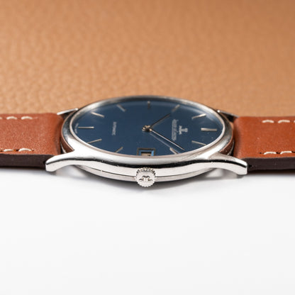 Jaeger LeCoultre Ellipse Blue Ultra-Thin Automatic Ref. 5002.42 from 1970s