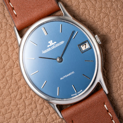 Jaeger LeCoultre Ellipse Blue Ultra-Thin Automatic Ref. 5002.42 from 1970s