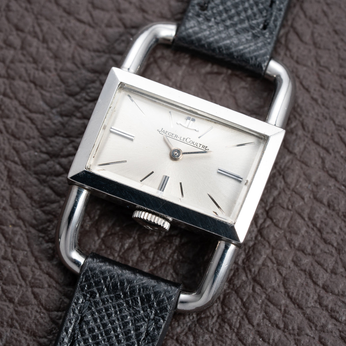Jaeger-LeCoultre Étrier 'Hermès Paris' Stainless Steel Ref. 1671 From 1960s