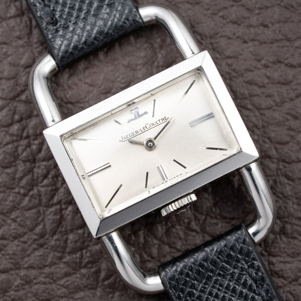 Jaeger-LeCoultre Étrier 'Hermès Paris' Stainless Steel Ref. 1671 From 1960s