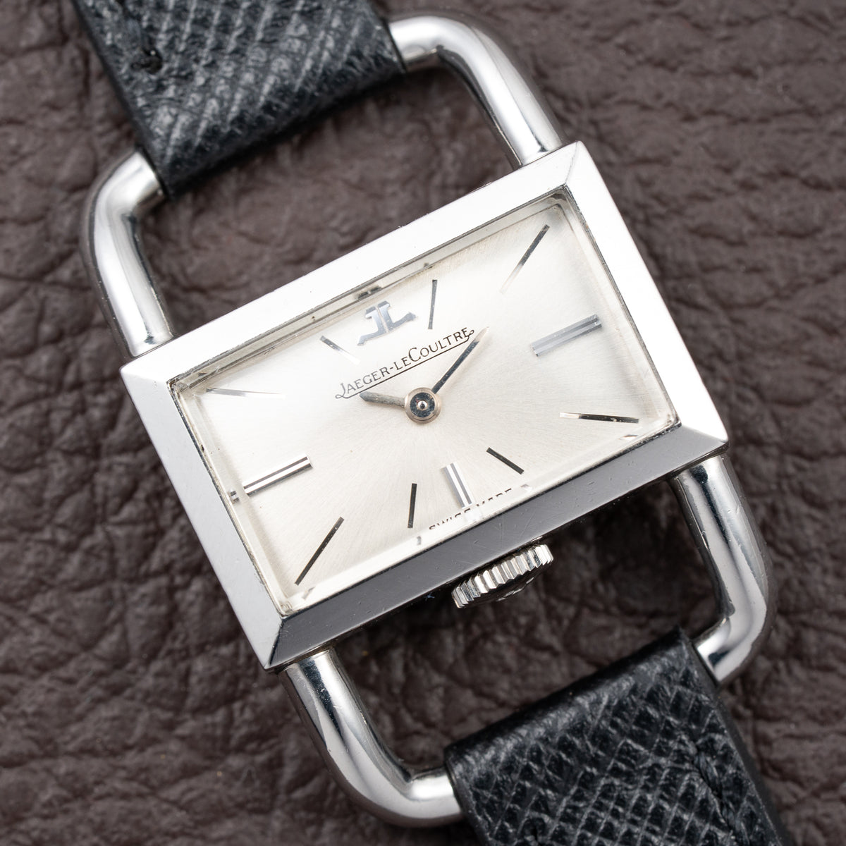 Jaeger-LeCoultre Étrier 'Hermès Paris' Stainless Steel Ref. 1671 From 1960s