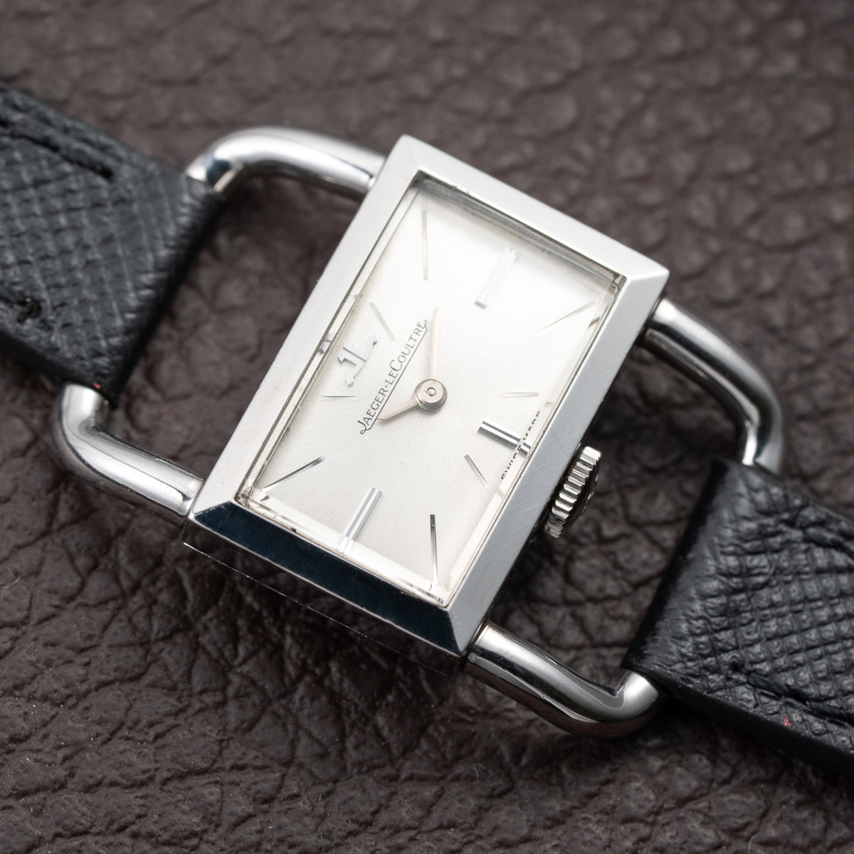 Jaeger-LeCoultre Étrier 'Hermès Paris' Stainless Steel Ref. 1671 From 1960s