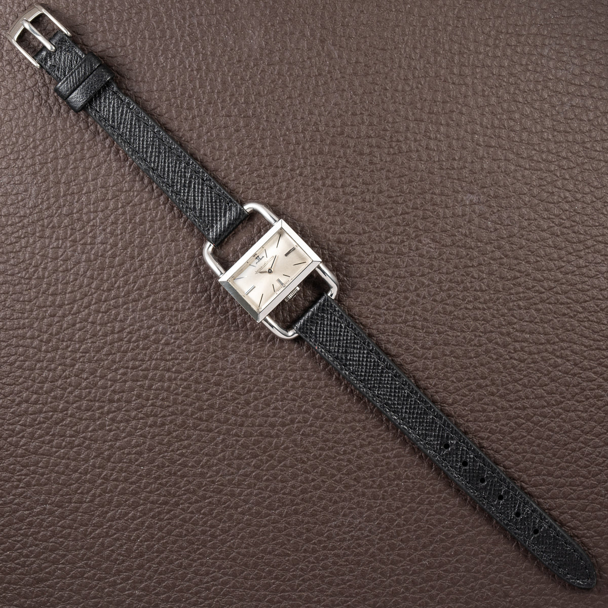 Jaeger-LeCoultre Étrier 'Hermès Paris' Stainless Steel Ref. 1671 From 1960s