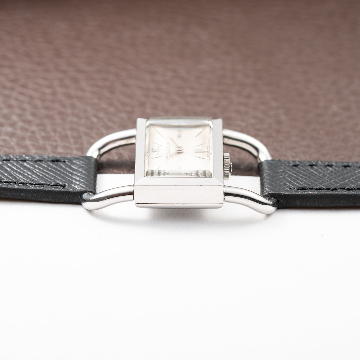 Jaeger-LeCoultre Étrier 'Hermès Paris' Stainless Steel Ref. 1671 From 1960s