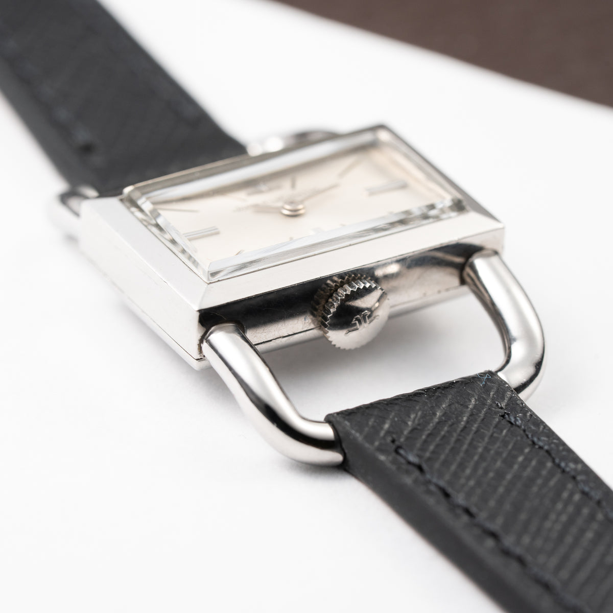 Jaeger-LeCoultre Étrier 'Hermès Paris' Stainless Steel Ref. 1671 From 1960s