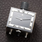 Jaeger-LeCoultre Etrier “Jumbo” Grey Two-Tone Roman Dial Ref. 9041.42 from 1970s