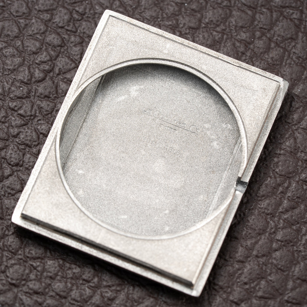 Jaeger-LeCoultre Etrier “Jumbo” Grey Two-Tone Roman Dial Ref. 9041.42 from 1970s