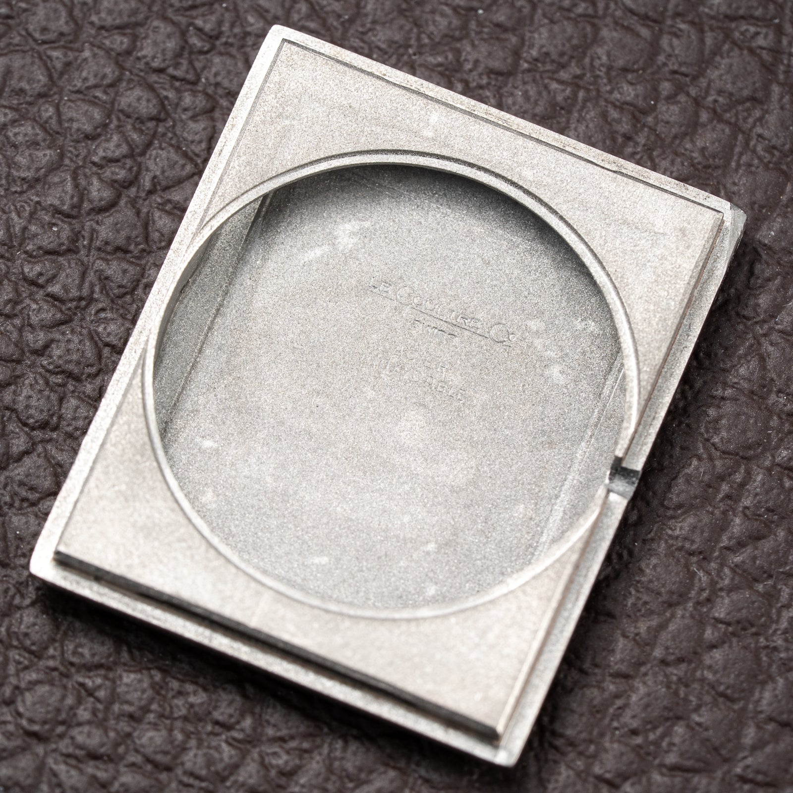 Jaeger-LeCoultre Etrier “Jumbo” Grey Two-Tone Roman Dial Ref. 9041.42 from 1970s