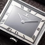 Jaeger-LeCoultre Etrier “Jumbo” Grey Two-Tone Roman Dial Ref. 9041.42 from 1970s