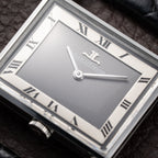 Jaeger-LeCoultre Etrier “Jumbo” Grey Two-Tone Roman Dial Ref. 9041.42 from 1970s