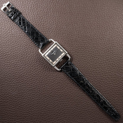 Jaeger-LeCoultre Etrier “Jumbo” Grey Two-Tone Roman Dial Ref. 9041.42 from 1970s