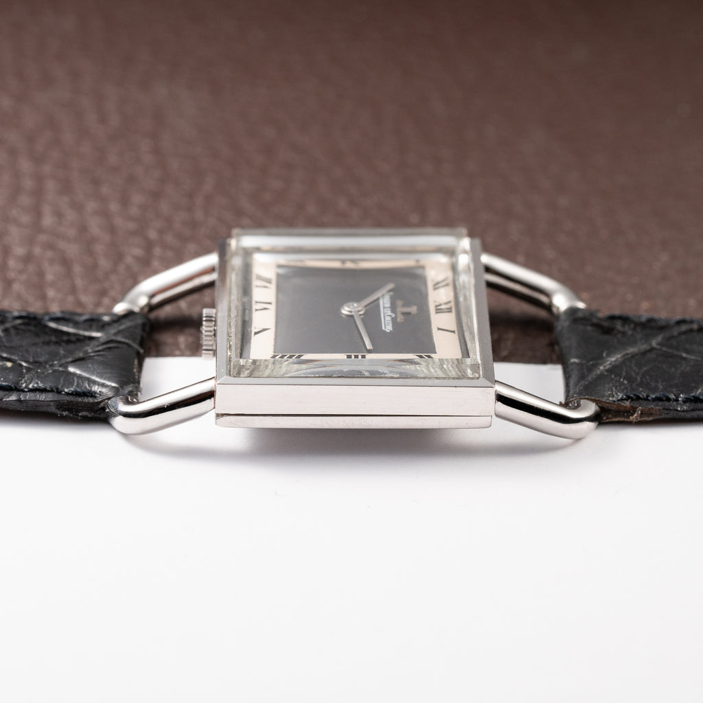 Jaeger-LeCoultre Etrier “Jumbo” Grey Two-Tone Roman Dial Ref. 9041.42 from 1970s