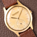 Jaeger-LeCoultre “Fabriqué Suisse” Dress Watch 18K Rose Gold French Case Cal. 469 Circa 1950s