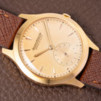 Jaeger-LeCoultre “Fabriqué Suisse” Dress Watch 18K Rose Gold French Case Cal. 469 Circa 1950s