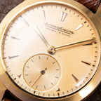 Jaeger-LeCoultre “Fabriqué Suisse” Dress Watch 18K Rose Gold French Case Cal. 469 Circa 1950s