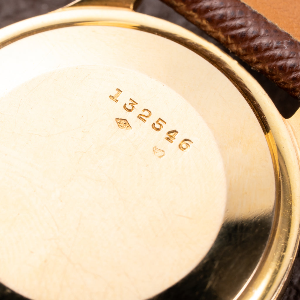 Jaeger-LeCoultre “Fabriqué Suisse” Dress Watch 18K Rose Gold French Case Cal. 469 Circa 1950s