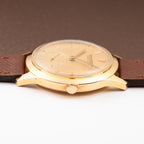 Jaeger-LeCoultre “Fabriqué Suisse” Dress Watch 18K Rose Gold French Case Cal. 469 Circa 1950s