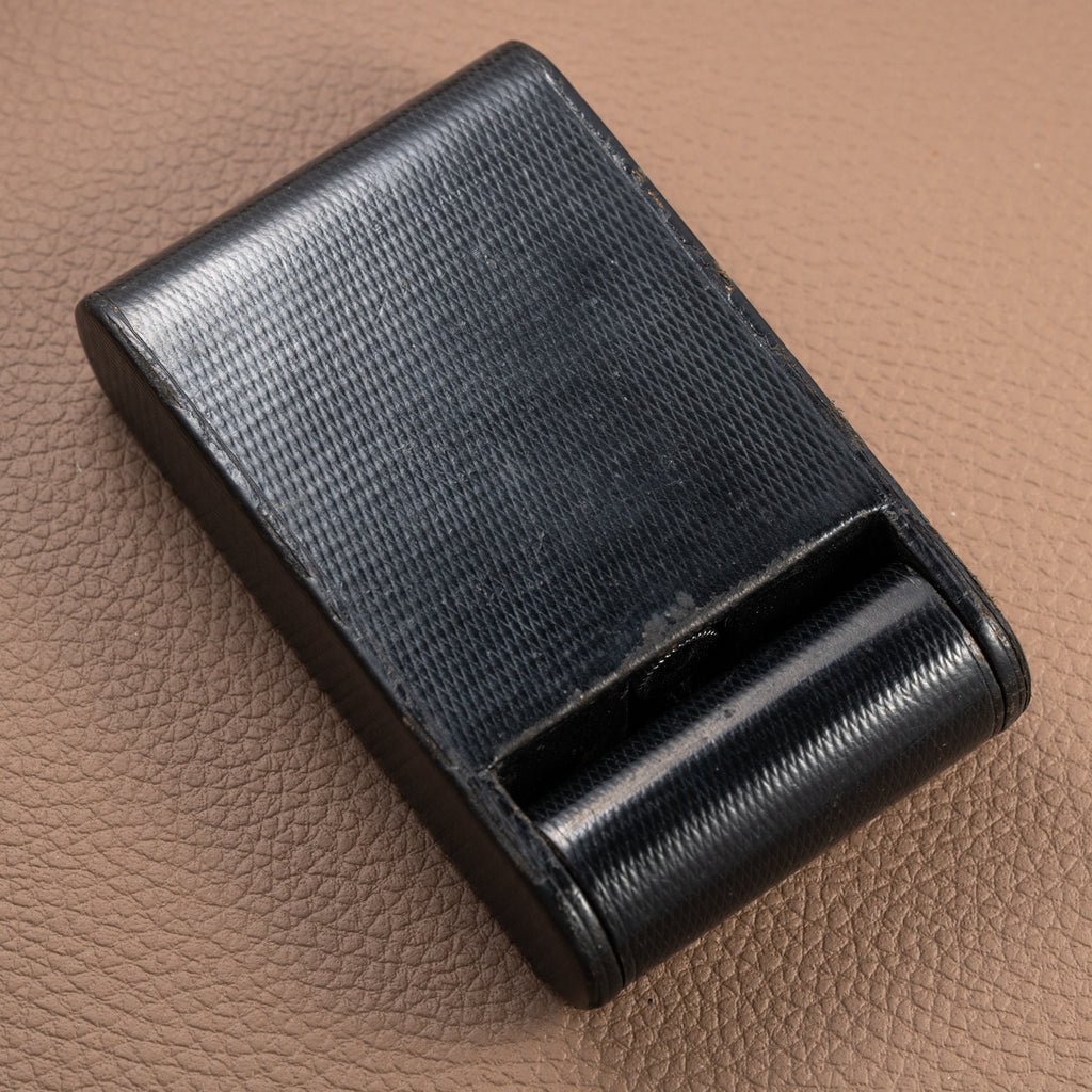 Jaeger LeCoultre Fabriqué en Suisse 8 Jours Travel Clock Black Dial 1940s