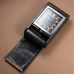 Jaeger LeCoultre Fabriqué en Suisse 8 Jours Travel Clock Black Dial 1940s