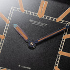 Jaeger LeCoultre Fabriqué en Suisse 8 Jours Travel Clock Black Dial 1940s