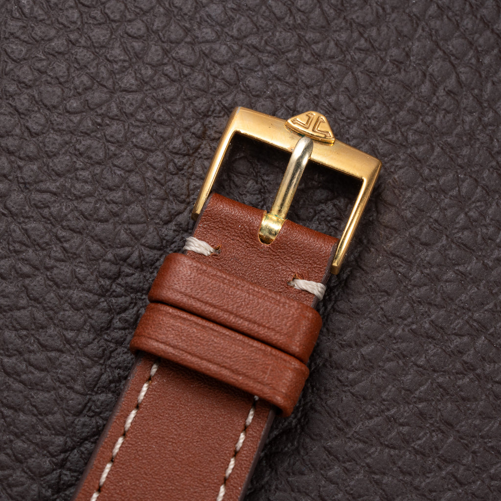 Jaeger LeCoultre Memovox Jumbo Automatic Speed Beat 18K Yellow Gold Ref 875 From 1970s