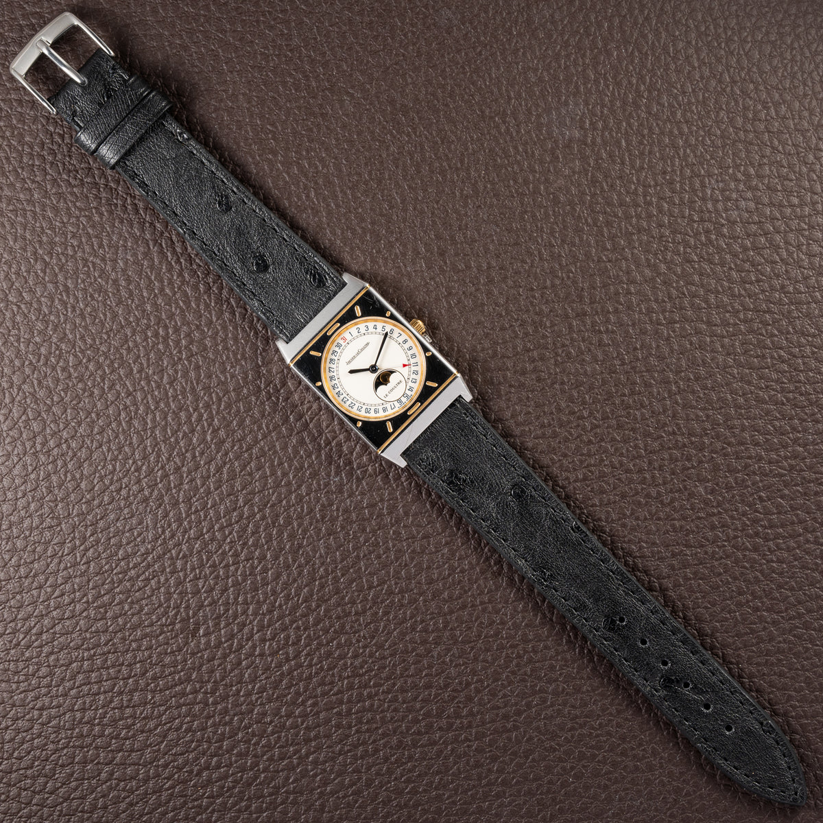 Jaeger-LeCoultre Moonphase Triple Calendar “LeCoultre” Quartz Ref. 400.6.20 from 1990s